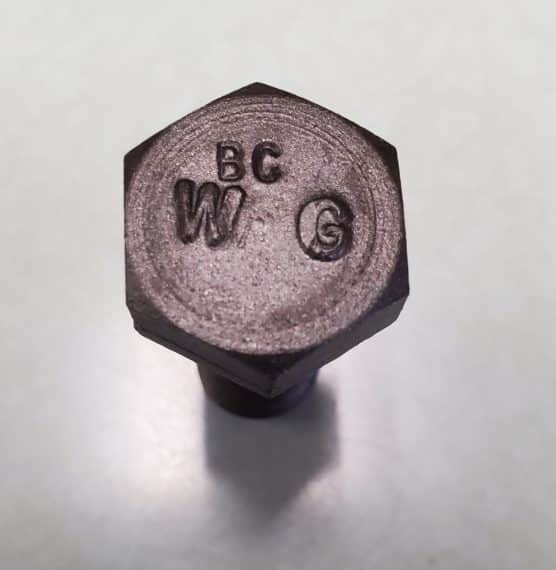 Common ASTM InchSeries Bolt Grade Markings WilsonGarner